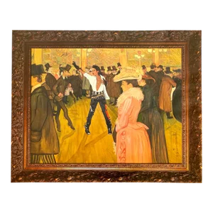 Mr. Brainwash " Michael Jackson : Toulouse Lautrec " Lithograph Print Pop Art Poster