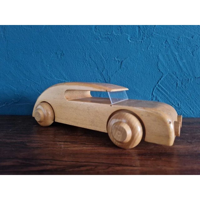 Kay Bojesen Vintage Wooden Car, made in Denmark out of Beech. Also known as the Automobil Sedan. This Car is designed in...