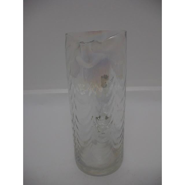 Mid 20th Century Mid 20th Century Mid Century Modern Iridescent Luster Glass Martini Pitcher For Sale - Image 5 of 8