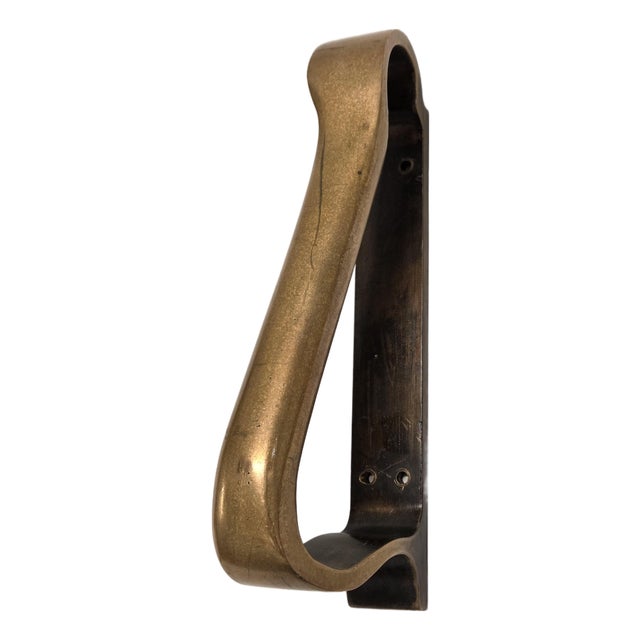 Door Handle in Bronze by Alvar Aalto for Valaistustyö For Sale