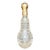 19th Century Dutch Crystal and Gold Scent or Perfume Bottle For Sale - Image 5 of 5
