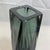 V. Nason & Co. Vintage Murano Sommerso Art Glass Block Vase Dark Grey Cased in Clear For Sale - Image 4 of 5