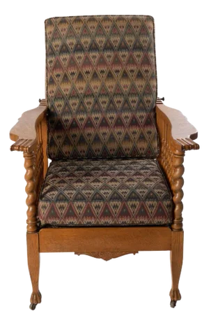 Late 19th Century Antique Oak Morris Chair