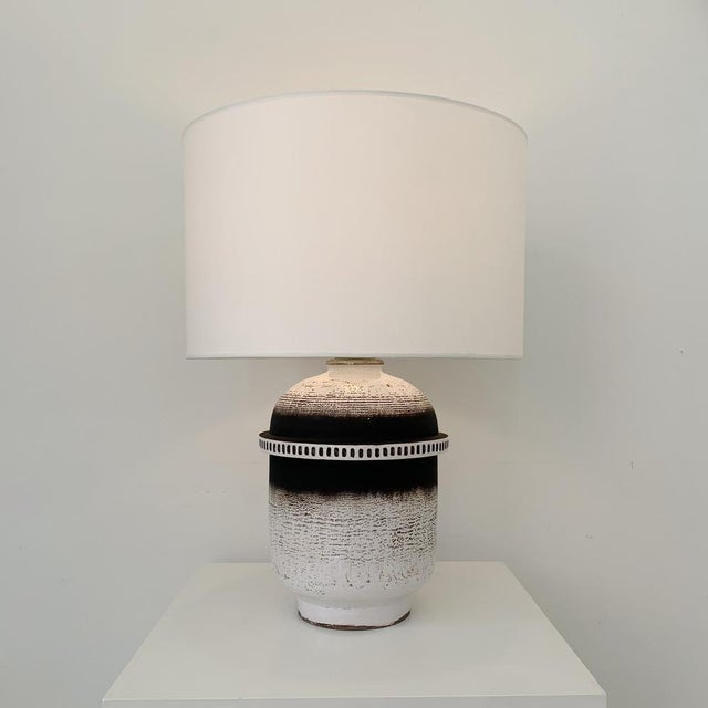 Art Deco Table Lamp from Keramos, France, 1930s, in Good conditions. Designed 1920 to 1949 This piece has an attribution...