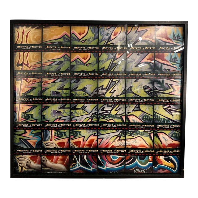 Ruth Litoff “Tagging Up” Graffiti Collage 1996 For Sale