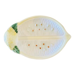 Vintage Italian Lemon Serving Dish For Sale