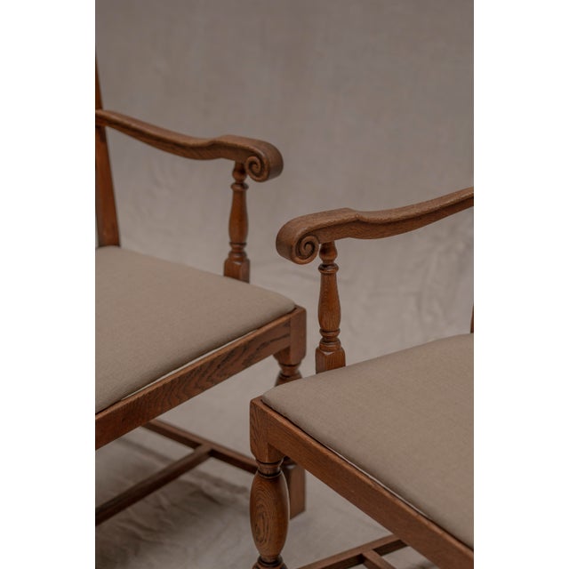 Mid-Century French Dining Chairs after Charles Dudouyt, 1950s, Set of 4 For Sale - Image 13 of 18