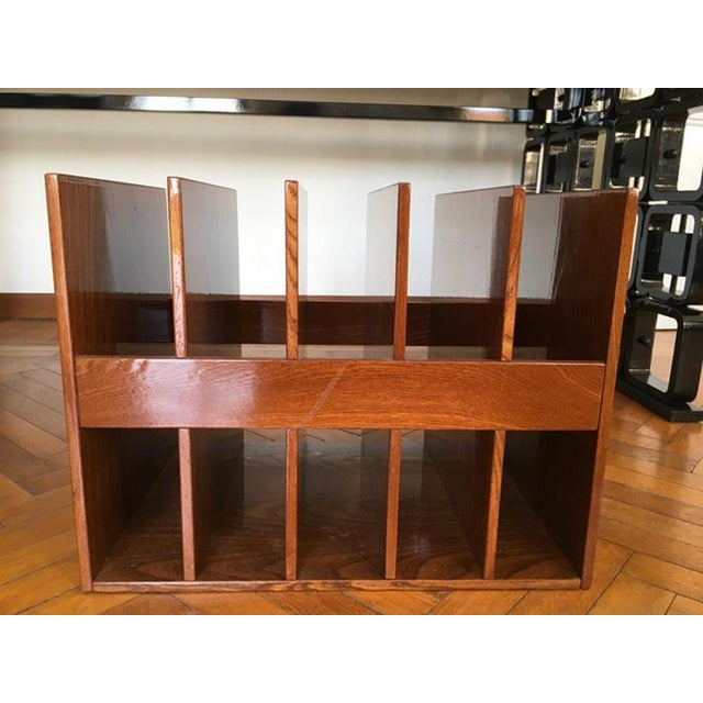 This is a piece totally hand made in pearwood by Italian artisans in the 1980 It is beautiful the finish that shows the...
