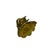 Metal Vintage Brass Metal Color Buddha Hand Lotus Incense Holder Art Figure For Sale - Image 7 of 11