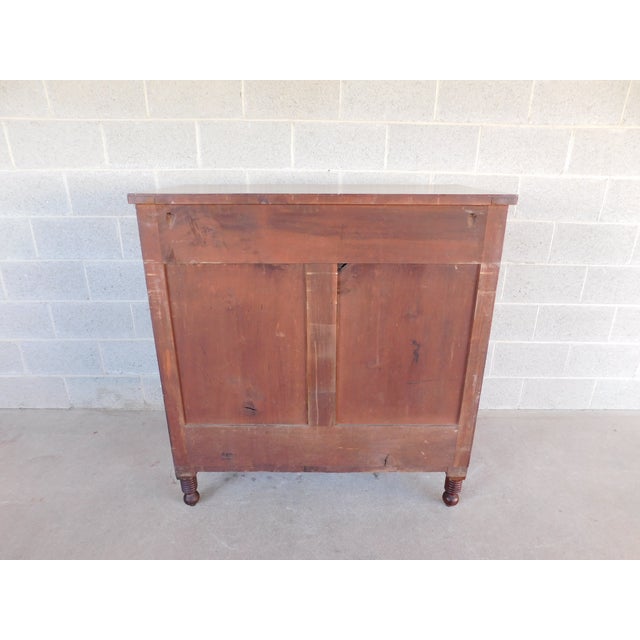 Antique Walnut 19th Century Gentleman's Chest Drop Front Desk For Sale - Image 13 of 15