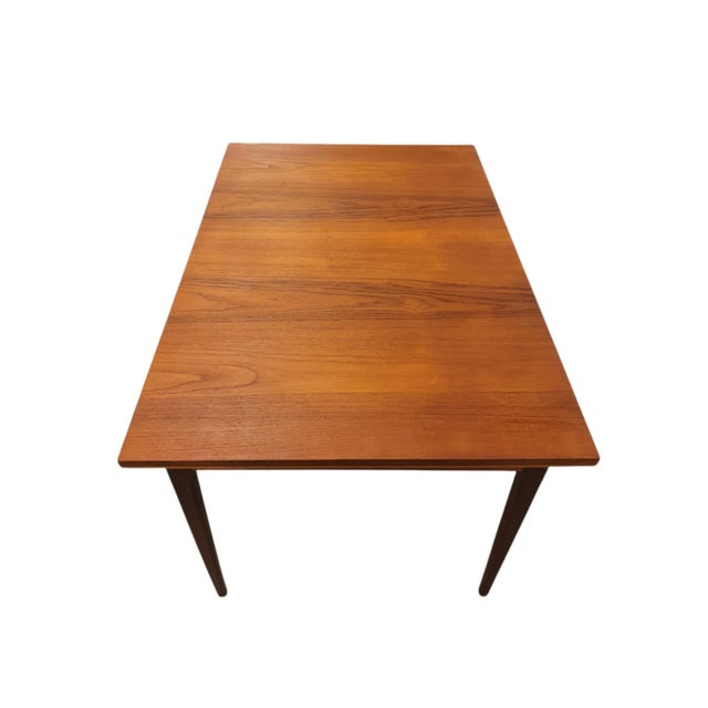 Vintage Extendable Teak Dining Table, 1960s, in Very Good conditions. Designed 1960 to 1969
