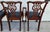 Councill Chippendale Mahogany & Leather Dining Chairs Set of 4 For Sale - Image 15 of 18