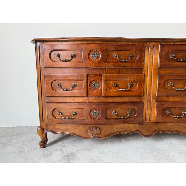French Vintage Pierre Deux for Henredon French Louis XV Style Dresser For Sale - Image 3 of 12