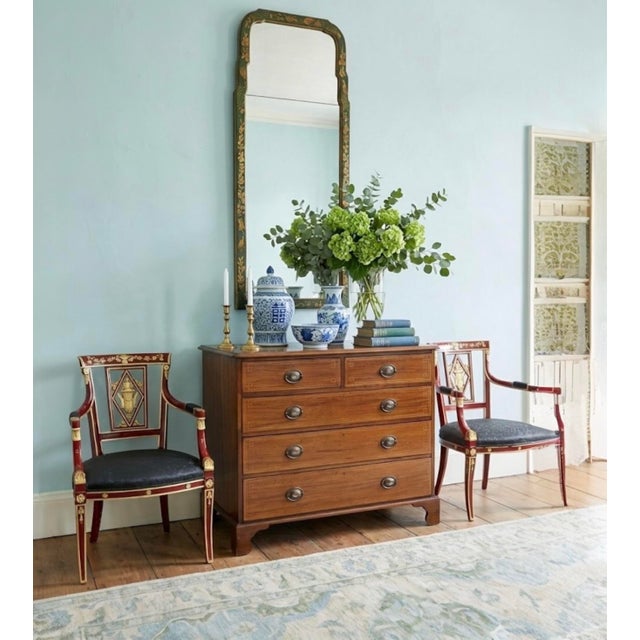 Green 1930s Friedman Bros. Green Chinoiserie Colonial Williamsburg Restoration Wall Mirror For Sale - Image 8 of 8
