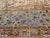 Vintage Oversized Persian Kerman Lavar Rug, Hand-Knotted Wool, Allover Vase Pattern, Ivory & Blue, 11’ X 19’ For Sale In Chicago - Image 6 of 18