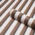 Schumacher Schumacher Rigsby Stripe Wallcovering In Umber For Sale - Image 4 of 6
