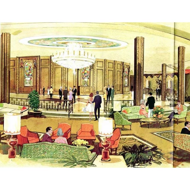 Offering the last surviving ceramic panel from the lobby of the Hilton Plaza Hotel in Miami Beach. Jackie Gleason was...