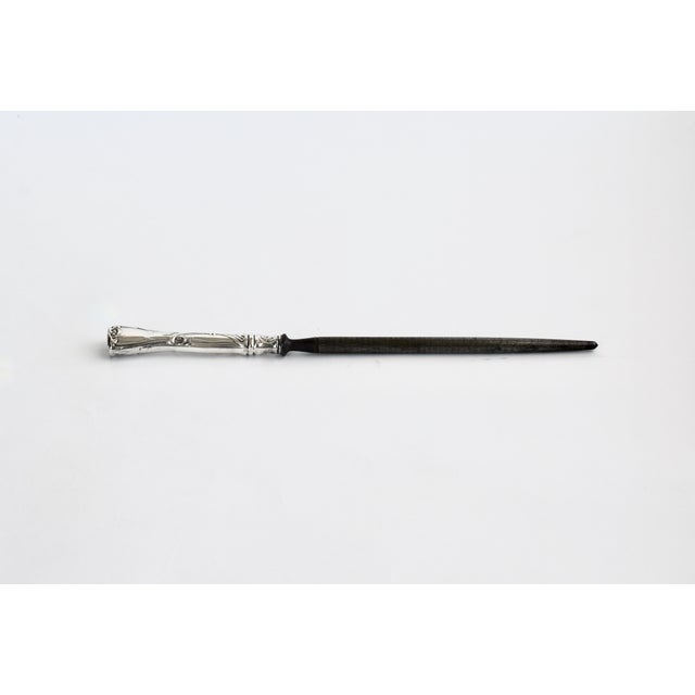 1900s Reed & Barton 1904 Art Nouveau Silverplated Serving Set, Ernest Meyers - 3 Piece For Sale - Image 10 of 16