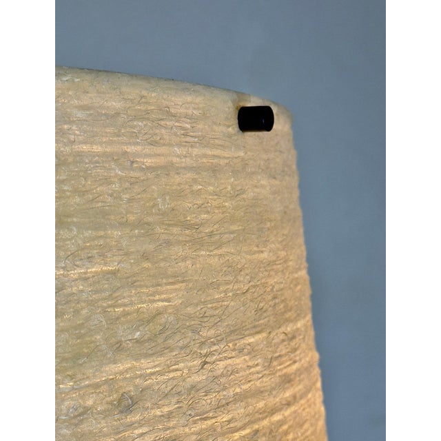 Vintage Pendant Lamp in Teak and Fiberglass by Erco, 1960s For Sale - Image 4 of 15