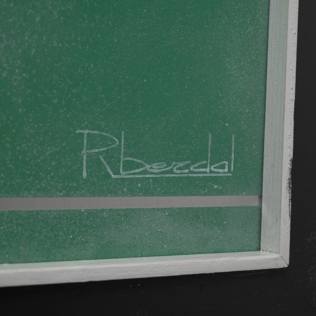 Paint 20th Century Belgian Painting By Rene Berdal For Sale - Image 7 of 10