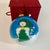 Chinese Vintage Li Bien Style Hand-Painted Snowman Glass Christmas Ornament With Original Box For Sale - Image 3 of 9