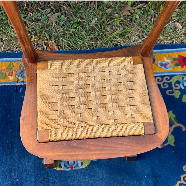 Italian Mid-Century Modern Beech Valet Chair by Spqr For Sale - Image 4 of 11