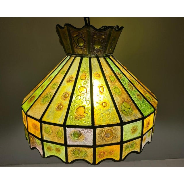 1970s Brutalist Ceiling Lamp by Felipe Delfinger for Feders, 1970s For Sale - Image 5 of 17