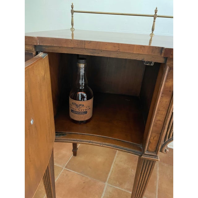 French 1970s Heritage Vintage Mahogany Sideboard For Sale - Image 3 of 12