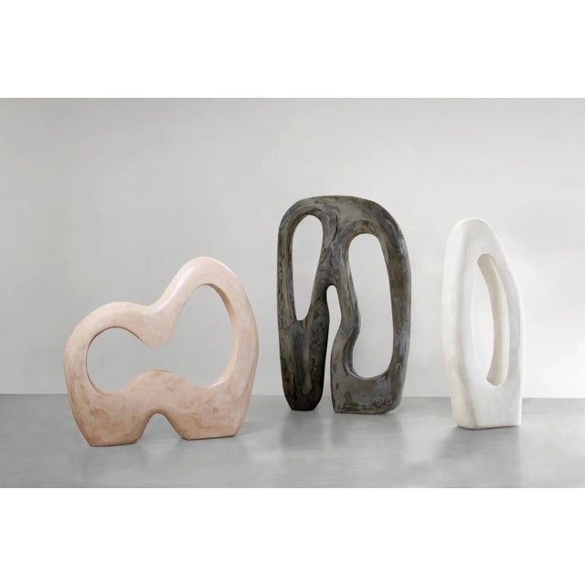 White Big Lacuna Lamp by Aoao For Sale - Image 8 of 9