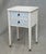 Mid 20th Century Vintage Mahogany Nightstands With Handpainted Greek Key Motif - A Pair For Sale - Image 5 of 15