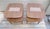 Vintage Pair Reiss Mid Century Modern 2 Tier Tile Top Walnut Side Tables For Sale - Image 16 of 17
