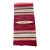 Vintage Chimayo Burgundy Red Wool Runner Weaving For Sale