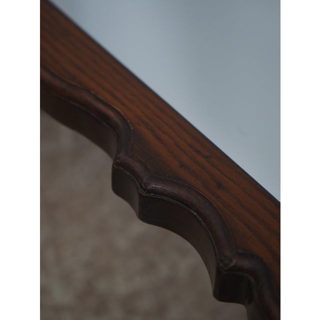1980s Baker Bamboo Form Iron Base Coffee Table For Sale - Image 5 of 13