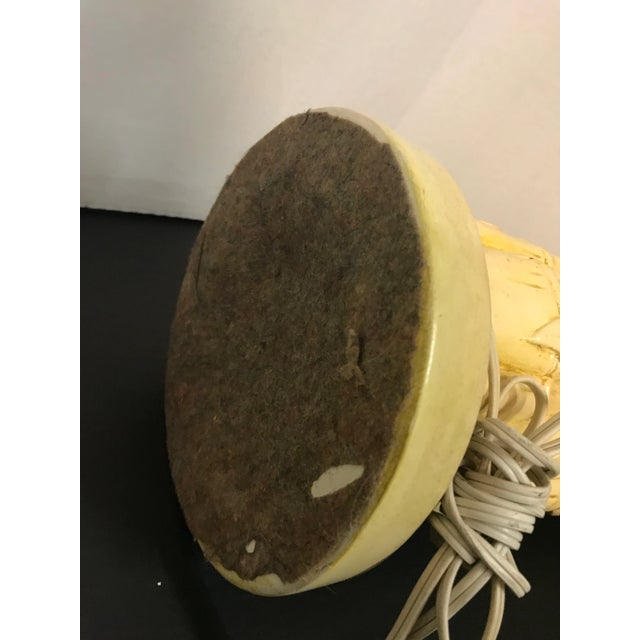 1970s Mid-Century Ceramic Faux Bamboo Lamps - a Pair For Sale - Image 11 of 12