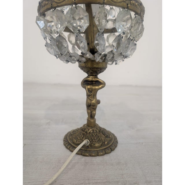 Art Nouveau Lamp in Brass For Sale - Image 9 of 17
