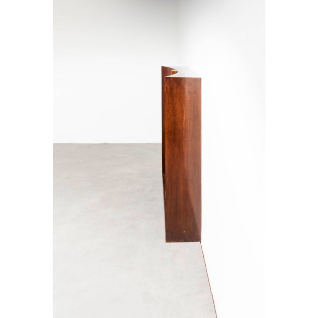 Vintage Italian Wooden Console Table, 1950s For Sale - Image 4 of 5