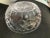 90's clear crystal serving, center bowl 8.5"D X 4.6" H, No makers mark , in excellent condition.