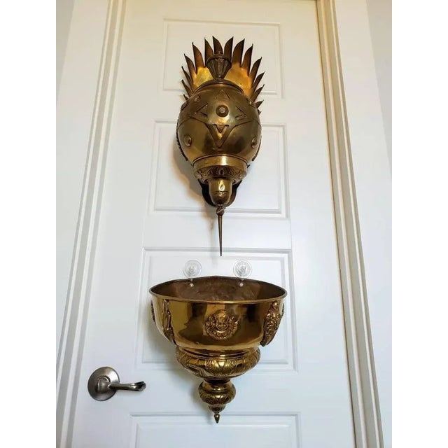 Antique Continental Renaissance Holy Water Lavabo For Sale - Image 11 of 11