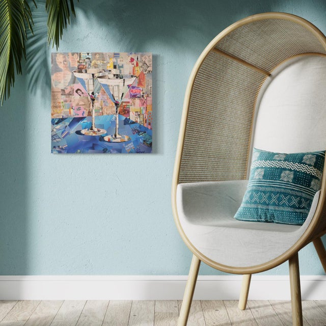 Date Night Signed Original Collage Artwork For Sale - Image 11 of 13