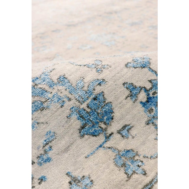2020s Pasargad Home Transitional Silver Area Rug-8' 5" X 11' 8" For Sale - Image 5 of 8