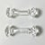 1980s Vintage Hollywood Regency Chippendale English Crystal Knife Rests After Ralph Lauren - Set of 6 For Sale - Image 9 of 9