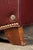 Late 20th Century Pair of Plush Leather Armchairs With Ottoman in Burgundy For Sale - Image 17 of 18