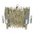 Mid 20th Century Brutalist Brass Chandelier For Sale