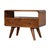 Compact Media Stand With Drawers and Open Storage For Sale - Image 4 of 8