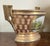 Antique 18th century George III Derby porcelain cachepot decorated with a titled topographical scene "Near Dalton,...