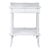 Vintage White Bedside Accent Table For Sale