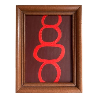 Contemporary Abstract Art on Canvas, Framed For Sale
