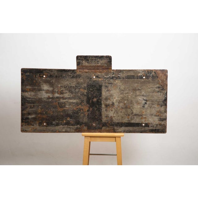 1930s French Enamel Road Traffic Sign, 1930s For Sale - Image 5 of 6