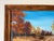 1970’s B. J. Bailey Autumn Country Path Landscape Oil on Canvas Painting, Rustic Wood Framed For Sale In Miami - Image 6 of 12