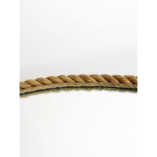 Large Fish-Shaped Rope Mirror, France, 1960s For Sale - Image 9 of 14
